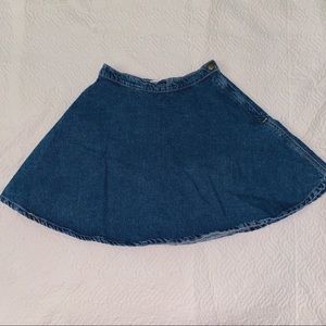American Apparel Denim Skirt